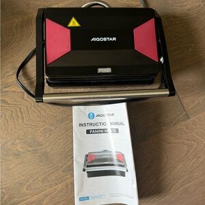 Black and Red Panini Maker